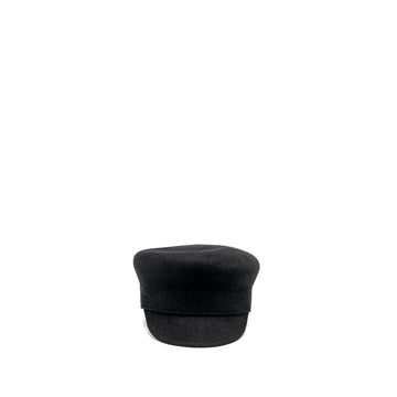 Top quality Dior Size 57 Beret Hat Rabbit Hair/Silk Black