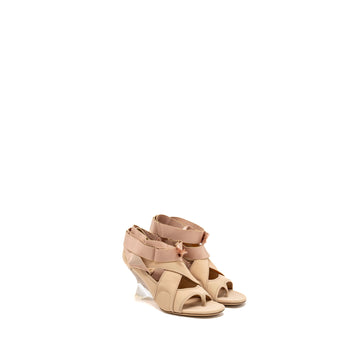 Top quality Dior Size 37 Lace Up Etoile Sandals Beige
