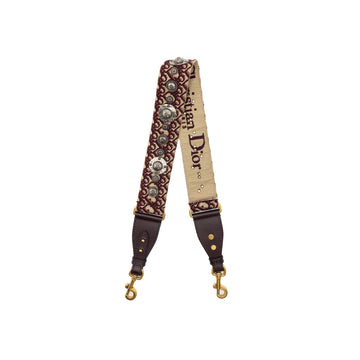 Top quality Dior Shoulder Strap Oblique Canvas/Calfskin Red