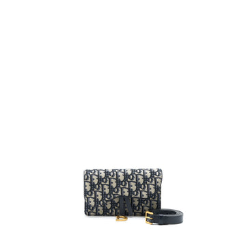 Top quality Dior Saddle Belt Pouch Oblique Blue