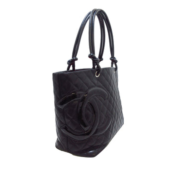 Black Top Quality Chanel Large Cambon Ligne Tote