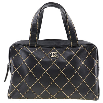 Top Quality Chanel Wild Stitch Handbag Black