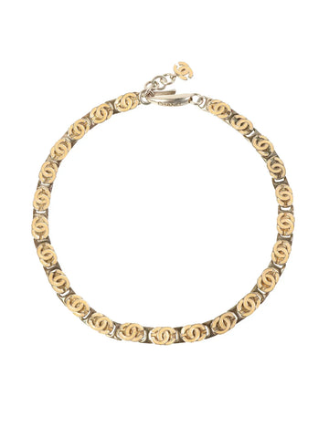 Top Quality Chanel 2000 Made Cc Mark Chain Necklace Silver