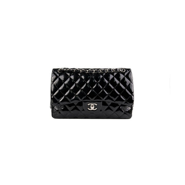 Top Quality Chanel Jumbo Flap Patent Black
