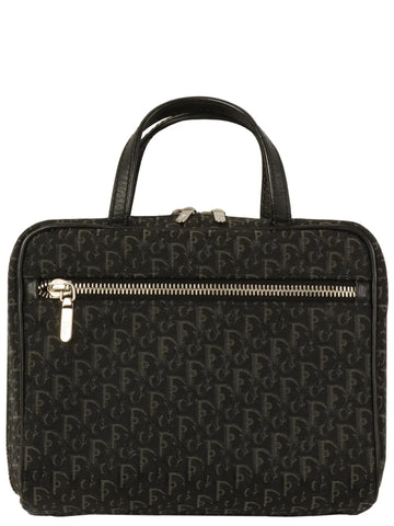 Top quality Dior Trotter Pattern Mini Hand Bag Black