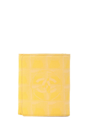 Top Quality Chanel Aound 2001 Made New Travel Line Nylon Wallet Yellow
