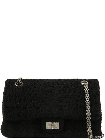 Top Quality Chanel Around 2008 Made 2.55 Chain Shoulder Bag Black