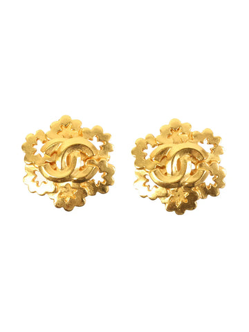 Top Quality Chanel 1996 Made Design Cutout Cc Mark Earring