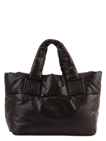 Top Quality Chanel Around 2009 Made Nyon Cc Cocoon Tote Bag Black