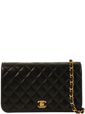 Top Quality Chanel Around 2004 Made Full New Turn-Lock Chain Bag Black