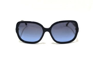 Top Quality Chanel Blue Tortoise Square Sunglasses