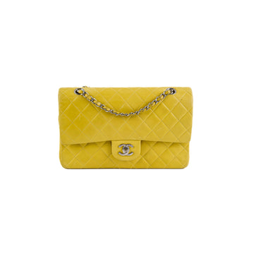 Top Quality Chanel Classic Flap M/L Yellow Lambskin Bag