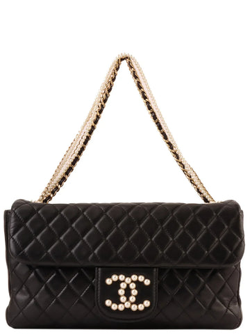 Top Quality Chanel Around 2013 Made Westminster Shoulder Bag Black