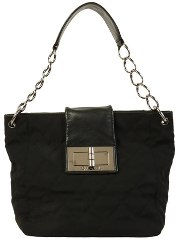 Top Quality Chanel Around 2004 Made 2.55 Chain Shoulder Bag Black