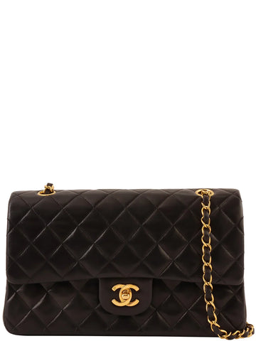 Top Quality Chanel Around 1995 Made Classic New Chain Bag 25Cm Black
