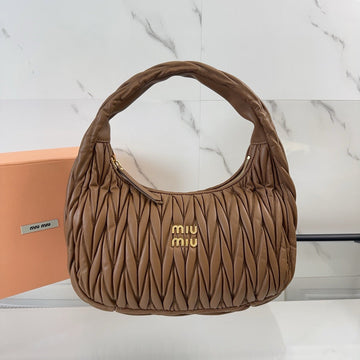 WANDER MATELASSE 29 BAG IN BROWN LAMBSKIN By Luxe Carry