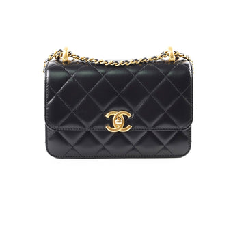 Top Quality Chanel Perfect Fit flap bag black - Microchipped 2023