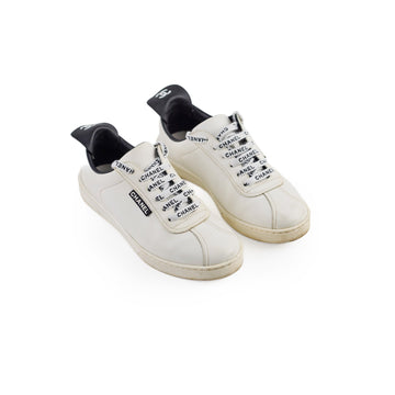 Top Quality Chanel Sneakers White Size 37