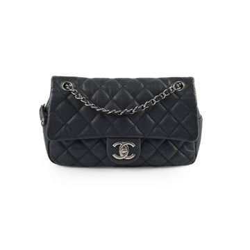 Top Quality Chanel Seasonal Caviar Flap Black