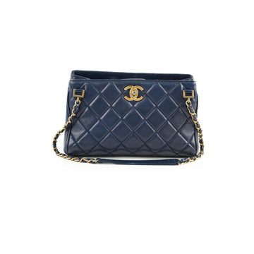 Top Quality Chanel Seasonal Shoulder Bag Navy