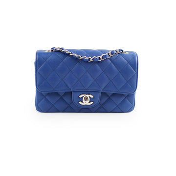 Top Quality Chanel Mini Rectangular Caviar Blue