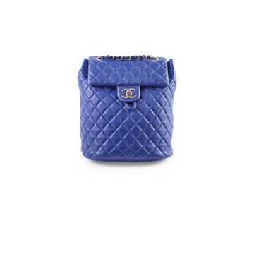 Top Quality Chanel Backpack Royal Blue Lambskin (22 Series)