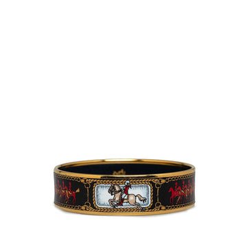 Hermes Wide Enamel Bangle Costume Bracelet