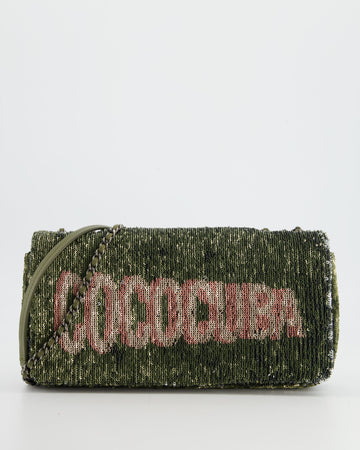 *Limited Edition* Top Quality Chanel Limited Edition Khaki Sequin Coco Cuba Bag
