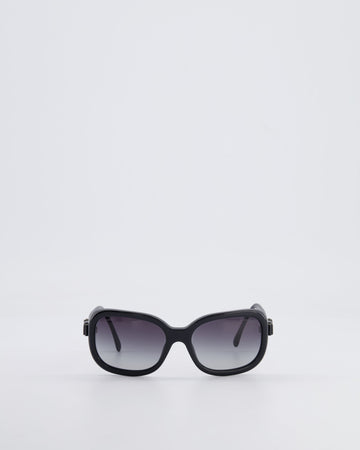 Top Quality Chanel Black 5280 Sunglasses Ombr?© Frame and CC Logo Bow Details