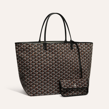 SAINT LOUIS GM 40CM BLACK CANVAS Luxe Carry