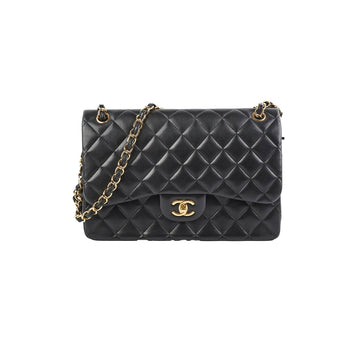 Top Quality Chanel Jumbo Lambskin Black
