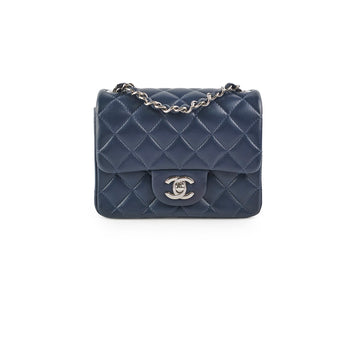 Top Quality Chanel Mini Square Navy
