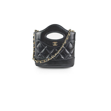 Top Quality Chanel Micro 31 24S Crossbody Bag Black