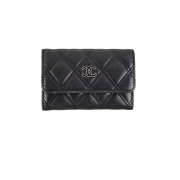 Top Quality Chanel Black Flap Lambskin Cardholder - Series 20