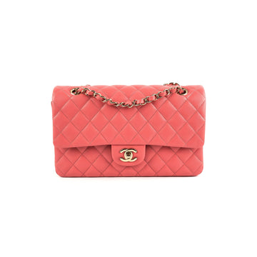 Top Quality Chanel Caviar Medium/Large Double Classic Flap Pink