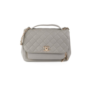 Top Quality Chanel Medium Business Affinity Grey Caviar