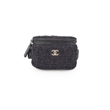 Top Quality Chanel Wristlet Tweed Black Pouch - Series 30
