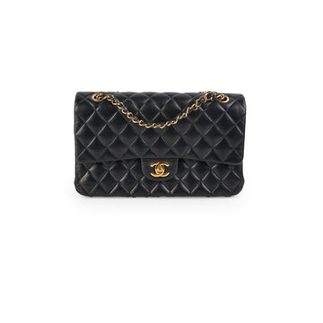 Top Quality Chanel medium/large quilted classic flap black (microchipped)