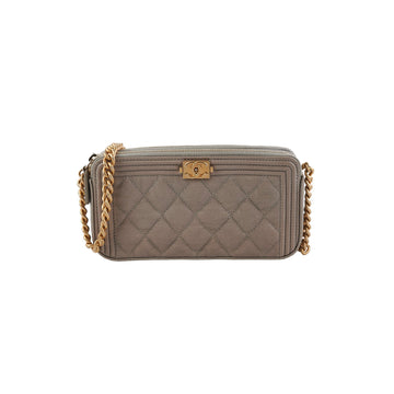 Top Quality Chanel Two Toned Clutch on Chain