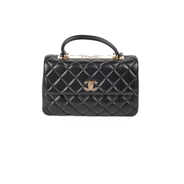 Top Quality Chanel Trendy CC Medium Lambskin Black Quilted - Series 24