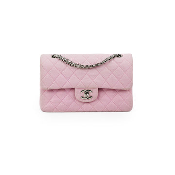 Top Quality Chanel Classic Flap Small Pink Fabric - Series 6