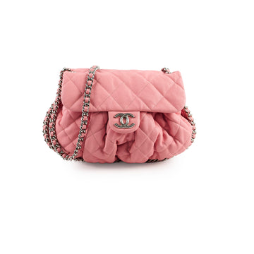 Top Quality Chanel Chain Around Crossbody Bag Pink