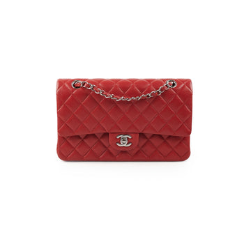 Top Quality Chanel Classic Medium/Large M/L Caviar Red - Series 18