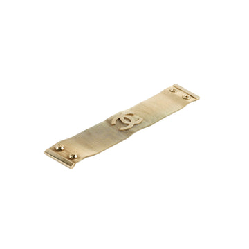 Top Quality Chanel CC Logo Gold Cuff Bracelet 17cm