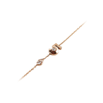 Top Quality Chanel No.5 Diamond Bracelet 18K Rose Gold