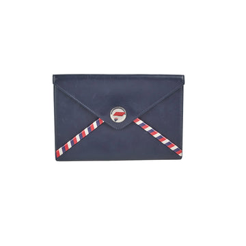 Top Quality Chanel Navy Envelope Clutch