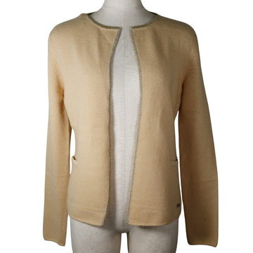 Top Quality Chanel Piping Cardigan Cashmere/Polyester