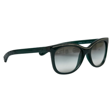 Top Quality Chanel Mattress Chain un Glasses 6041 Green Brown  Lady Chanel