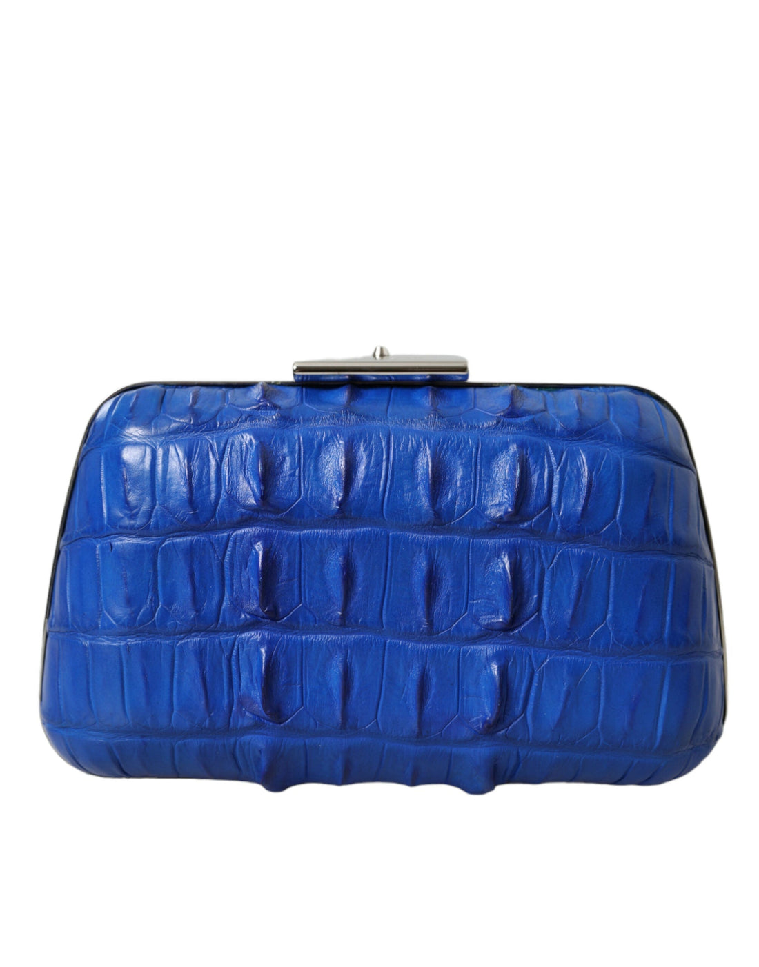 Blnciaga Electric  Crocodile Skin Women's Clutch