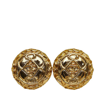 Top Quality Chanel   Circle Round Earring Gold Make-up  Chanel